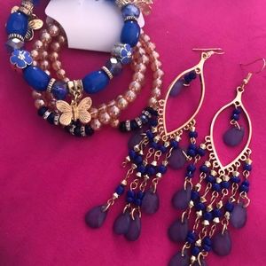 Earrings and bracelets sets